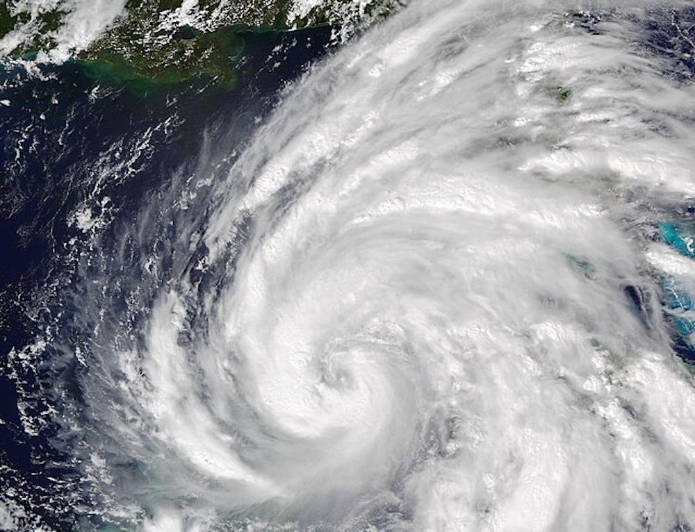 Hurricane Helene bearing down on Florida and Georgia